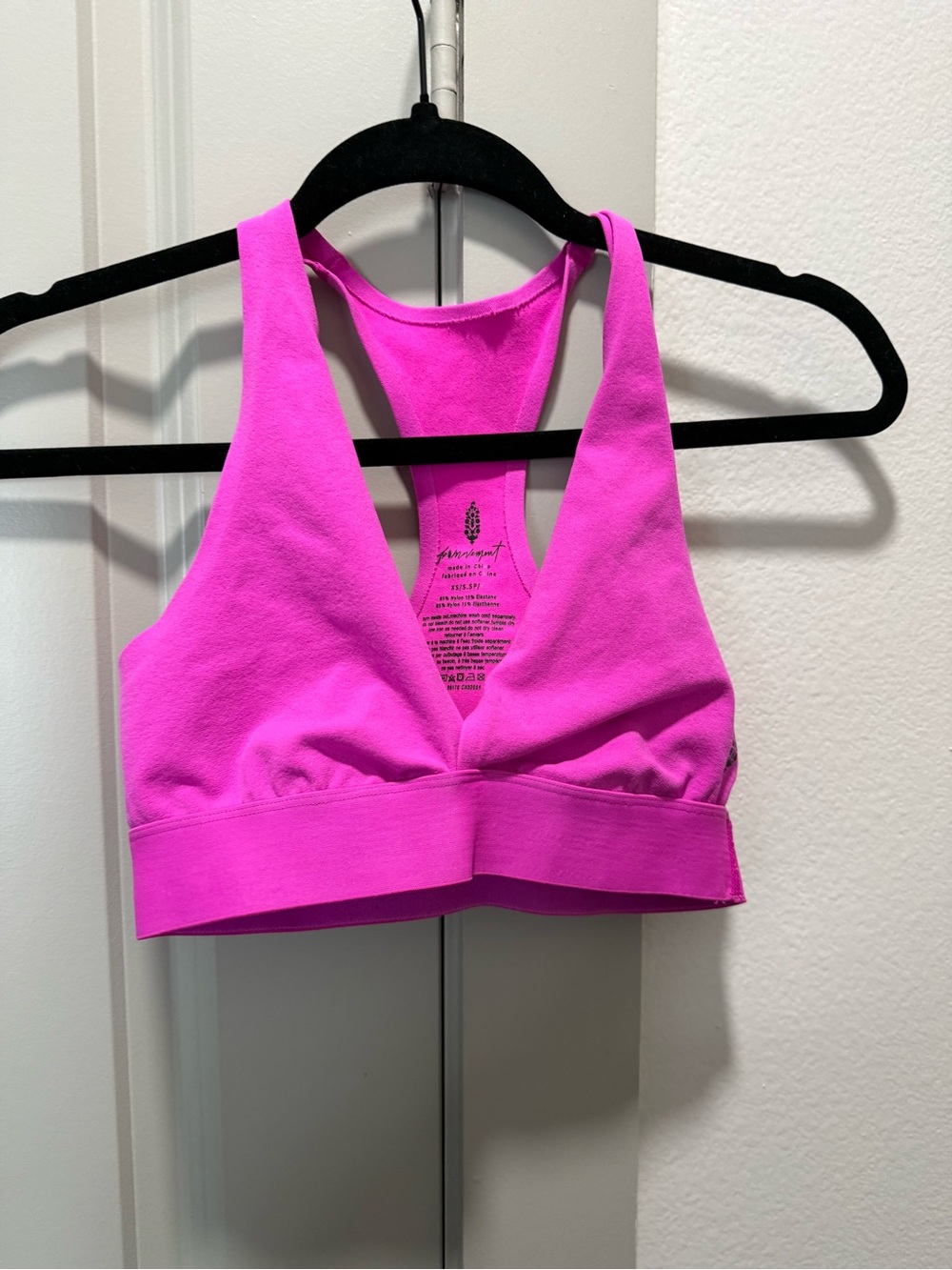 FP Movement by Free People Hot Pink Bra and Legging Set